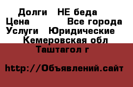 Долги - НЕ беда ! › Цена ­ 1 000 - Все города Услуги » Юридические   . Кемеровская обл.,Таштагол г.